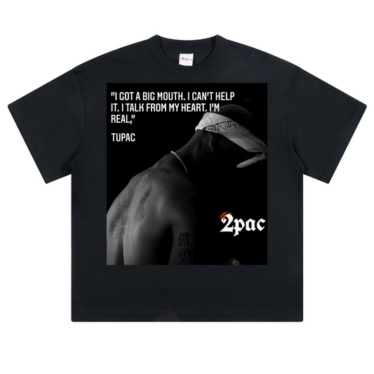 Unisex Boxy fit 2pac T-SHIRT